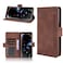 Protective Case For Sharp Aquos R6 Skin Feel Calf Pattern Horizontal Flip Leather Case with Holder &amp; Card Slots &amp; Photo Frame Brown