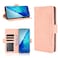 Protective Case For TCL 20 5G / 20S Skin Feel Calf Pattern Horizontal Flip Leather Case with Holder &amp; Card Slots &amp; Photo Frame Pink