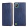 Protective Case For Blackview A55 Pure Color Magnetic Leather Phone Case Blue