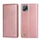 Protective Case For Blackview A55 Pure Color Magnetic Leather Phone Case Rose Gold