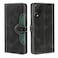 Protective Case For TCL 505 4G Skin Feel Magnetic Buckle Leather Phone Case Black