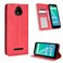 Protective Cover For Schok Volt SV55 / SV55216 Magnetic Buckle Retro Texture Leather Phone CaseRed