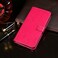 Protective Cover For HTC Desire 12+ idewei Crazy Horse Texture Horizontal Flip Leather Case with Holder &amp; Card Slots &amp; WalletRose Red
