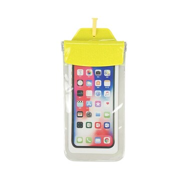 Protective Cover 2 PCS PVC Waterproof Phone Bag Touch Screen TPU Drifting Swimming Phone Waterproof BagYellow