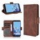 Protective Cover For Wiko Y51 / Sunny 5 Lite Skin Feel Calf Pattern Horizontal Flip Leather Case with Holder &amp; Card Slots &amp; Photo FrameBrown