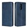 Protective Cover For LG Q7 Calf Texture Magnetic Horizontal Flip Leather Case with Holder &amp; Card Slots &amp; Wallet Blue