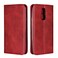 Protective Cover For LG Q7 Calf Texture Magnetic Horizontal Flip Leather Case with Holder &amp; Card Slots &amp; Wallet Red