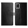 Protective Cover For LG K52 / K62 Y Stitching Horizontal Flip Leather Phone Case Black