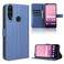 Protective Cover For Orbic Magic 5G R678EL Diamond Texture Leather Phone Case Blue