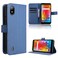 Protective Cover For Boost Mobile Bounce 4G Diamond Texture Leather Phone Case Blue