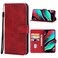 Protective Cover Leather Phone Case For Wiko View3 Pro Red