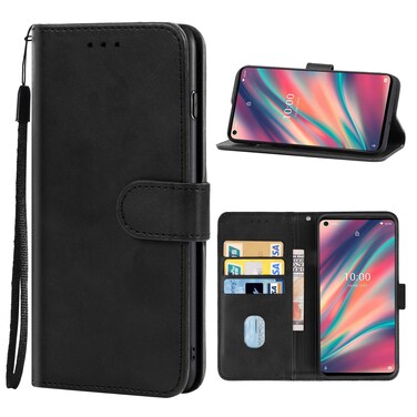 Protective Cover Leather Phone Case For Wiko View 5 Black