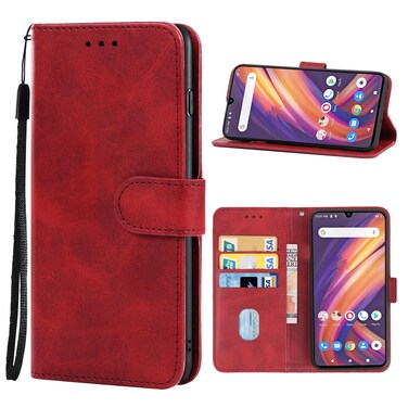 Protective Cover Leather Phone Case For Lenovo A6 Note Red