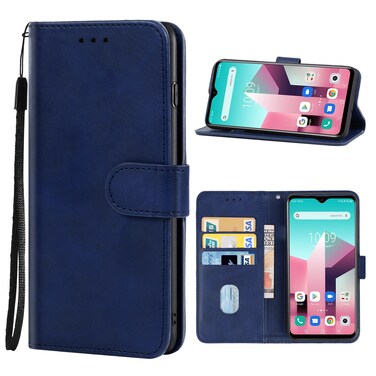 Protective Cover Leather Phone Case For Blackview A80 Pro / A80 Plus Blue
