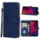 Protective Cover Leather Phone Case For Lenovo K5 Play Blue