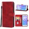 Protective Cover Leather Phone Case For Wiko Jerry 3 Red