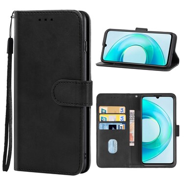 Protective Cover Leather Phone Case For Wiko T3 Black
