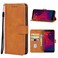 Protective Cover Leather Phone Case For Lenovo K5 Play Brown