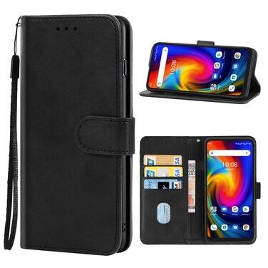 Protective Cover For UMIDIGI F3 4G/F3 5G/F3 SE/F3S Leather Phone Case Black