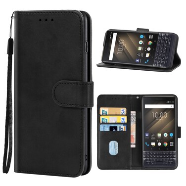 Protective Cover For Blackberry KEY2 Leather Phone Case Black