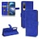 Protective Cover For HTC Desire 22 Pro Skin Feel Magnetic Flip Leather Phone Case Blue