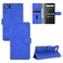 Protective Cover For BlackBerry KEY2 Solid Color Skin Feel Magnetic Buckle Horizontal Flip Calf Texture PU Leather Case with Holder &amp; Card Slots &amp; Wallet Blue