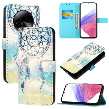 Protective Cover For BLU Bold K50 3D Painting Horizontal Flip Leather Phone Case Dream Wind Chimes