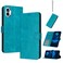 Protective Cover For Nothing Phone 1 Solid Calf Texture Flip Leather Phone Case Green