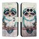 Protective Cover For Nothing Phone 2a 3D Painting Horizontal Flip Leather Phone Case Grey Owl
