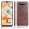 Protective Cover For LG K41S Shockproof Litchi Texture PC + PU Case Brown