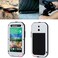 Protective Cover LOVE MEI for HTC One E8 Powerful Waterproof Dustproof Shockproof Anti-slip Metal Protective Case White