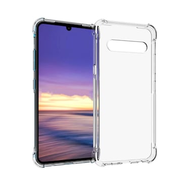Protective Cover For LG V60 ThinQ 5G Shockproof Non-slip Waterproof Thickening TPU Protective Case Transparent