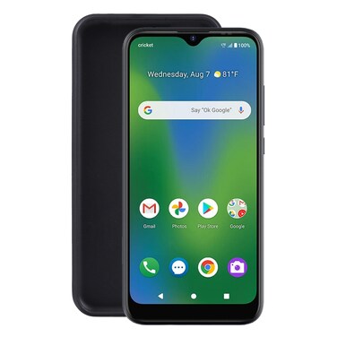 Protective Cover TPU Phone Case For Cricket Influence Black