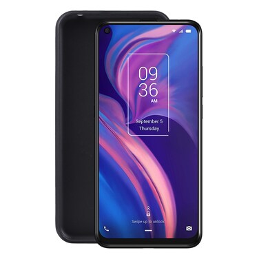 Protective Cover TPU Phone Case For TCL Plex Pudding Black