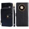 Protective Cover For Huawei Mate 40 Pro Zipper Bag PU + TPU Horizontal Flip Leather Case with Holder &amp; Card Slot &amp; Wallet &amp; Lanyard (Black)