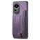 Protective Cover For Huawei nova 13 Retro Leather Zipper Wallet Back Phone Case (Purple)