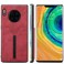 Protective Cover For Huawei Mate 30 Pro Denior DV Elastic Card PU Back Cover Phone Case (Red)