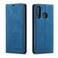 Protective Cover For Huawei P30 Lite Forwenw Dream Series Oil Edge Strong Magnetism Horizontal Flip Leather Case with Holder &amp; Card Slots &amp; Wallet &amp; Photo Frame (Blue)