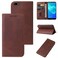 Protective Cover For Huawei Y5 Lite 2018 Magnetic Closure Leather Phone Case (Brown)