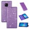 Protective Cover For Huawei Mate 20 Pro Ultrathin Glitter Magnetic Horizontal Flip Leather Case with Holder &amp; Card Slots (Purple)