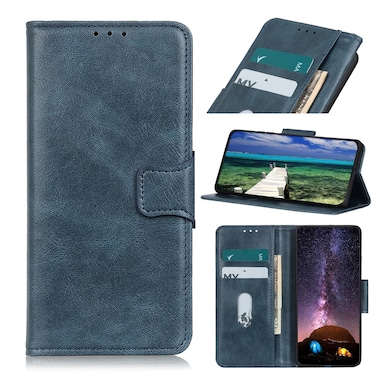 Protective Cover For Huawei Nova 10 SE Mirren Crazy Horse Texture Horizontal Flip Leather Phone Case (Blue)