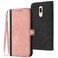 Protective Cover For Huawei Mate 10 Lite Side Buckle Double Fold Hand Strap Leather Phone Case (Pink)