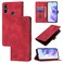 Protective Cover For Huawei Enjoy 20 SE / P smart 2021 / Y7a Skin Feel Embossed Leather Phone Case (Red)