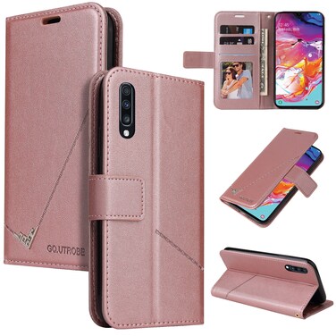 Protective Cover For Huawei P20 Pro GQUTROBE Right Angle Leather Phone Case (Rose Gold)