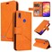 Protective Cover For Huawei Y6 2019 GQUTROBE Right Angle Leather Phone Case (Orange)