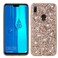 Protective Cover For Huawei Y6 Prime Glittery Powder Shockproof TPU Case (Gold)