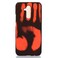 Protective Cover Paste Skin + PC Thermal Sensor Discoloration Case for Huawei Mate 20 Lite (Black red)