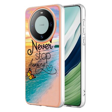 Protective Cover For Huawei Mate 60 Electroplating IMD TPU Phone Case (Dream Butterfly)