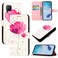 Protective Cover For Huawei P40 Lite 4G / Nova 6 SE 3D Painting Horizontal Flip Leather Phone Case (Flower)