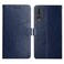Protective Cover For Huawei P20 Pro Y Stitching Horizontal Flip Leather Phone Case with Holder &amp; Card Slots &amp; Wallet &amp; Photo Frame (Blue)